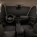 8-Piece Full-Cabin Blackout Shade Set - Compatible with Honda CR-V (2023-2025) installed in a quiet parked cabin