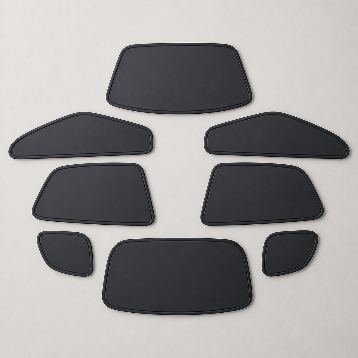 8-Piece Full-Cabin Blackout Shade Set - Compatible with Ford Explorer (2020-2025), product image 2 of 6