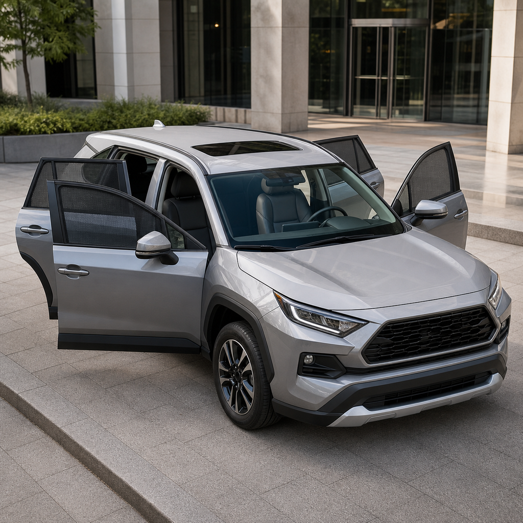 4-Piece Magnetic Mesh Side-Window Shade Set - Compatible with Toyota RAV4 (2019-2025), product image 2 of 6